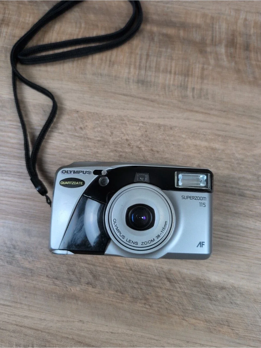 Olympus Superzoom AF 115 QuartzDate 38-115mm 35mm Film Camera Point-Shoot Tested